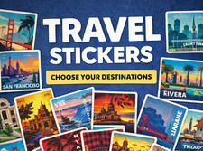 Travel Stickers For Luggage