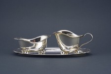 Original WMF Service für Milch und Zucker inkl. Tablett, versilbert