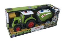 Traktor Trecker Claas Kids Axion mit Ballenpresse Sound Schlepper Spielzeug Ne