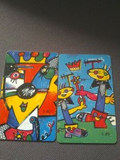 2 telefonkarten otmar alt sternzeichen zwilling/steinbock leer sauber
