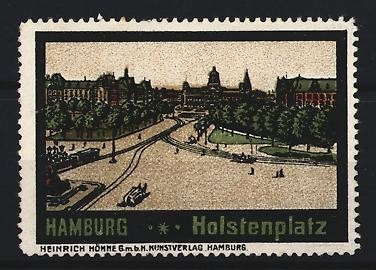 Reklamemarke hamburg - reklamemarke,