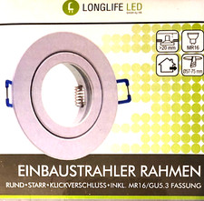 Einbaustrahler Rahmen rund