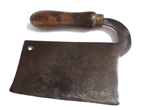 Antikes hackmesser metzger - antikes,