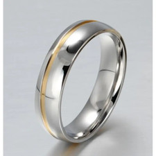 Edelstahl Verlobungsring