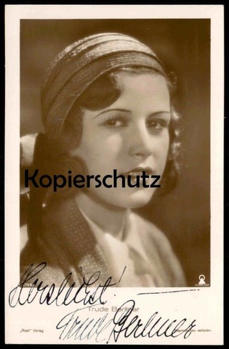 Alte postkarte trude berliner - alte,