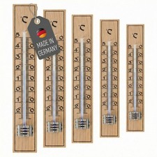 5 Stück Holzthermometer Set