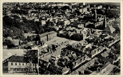 Erlangen mittelfranken - ak, in