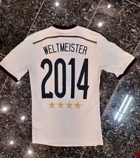 Original ADIDAS DFB Sonder Trikot Weltmeister 4 Stern 2014 S Weiß Home Euro 2024