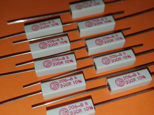 10x 390 ohm - watt, hochlast