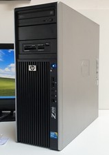 HP Z400 Workstation Windows XP Gamer PC 500GB 4GB DVD-RW Computer AMD 1GB 2xCOM
