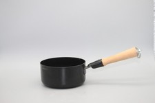 extra kleine Mini Stiel-Kasserolle 10 cm Stahl Emaille Topf *LV 162*