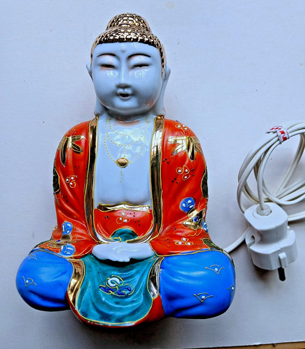 Vintage buddha lampe - lampe, aus
