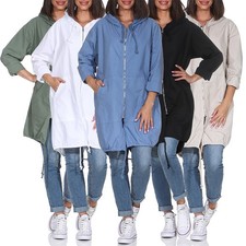 Damen lange Freizeitjacke