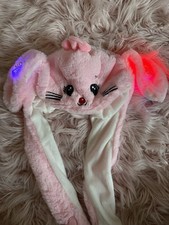 Plüsch LED Hasenmütze