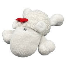 Sheepworld Schaf Plüsch Stofftier 20cm Weiß Rote Schleife Liegend Alles Doof