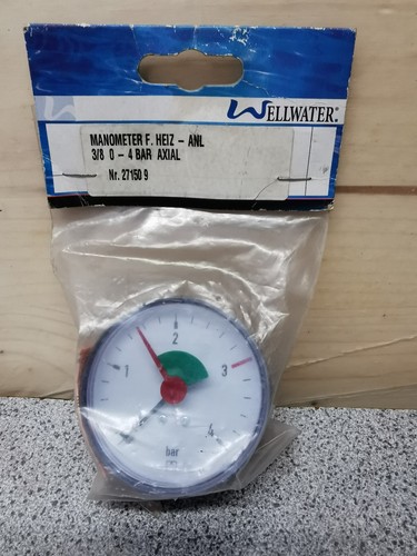 Manometer für heizungsanlage - für,