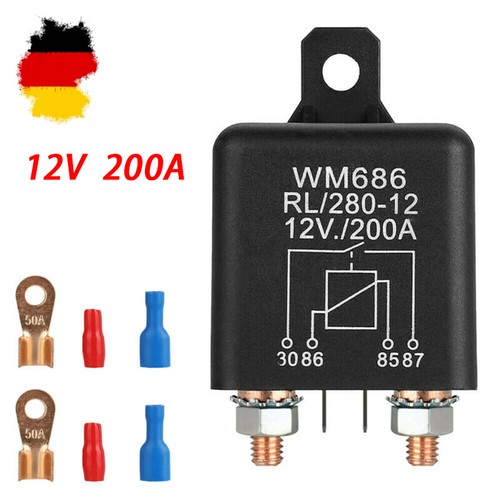 12v 200a batterie - batterie, trennrelais