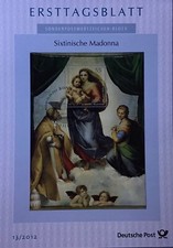 ETB 13/2012 - Mi.-Nr. 2919 - Block 79 - Sixtinische Madonna - ESST Bonn