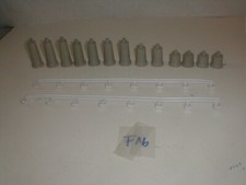 Fleischmann Rennbahn, 13 x Stützen, 2 x Leitplanke  ( F15)