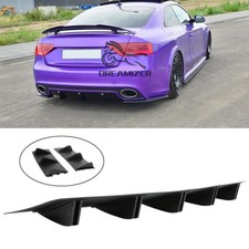 Auto Heckspoiler Splitter Diffusor Lippe Black für A5 S5 RS5 B8 8T Coupe 2-türig