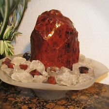 Zimmerbrunnen, Edelsteinbrunnen Mahagoni Obsidian Colima