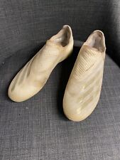 ++ adidas X Ghosted + FG/AG Inflight - Weiß/Gold/schwarz + Gr. 38 + top ++