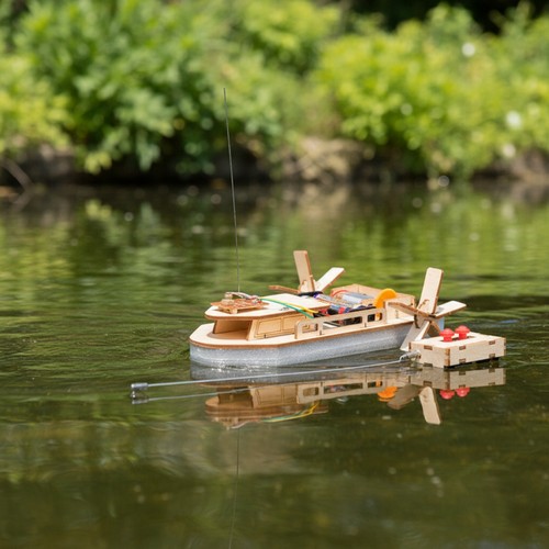 Schaufelradboot mit