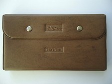 Richter original Zirkel-Kasten DDR SCHOLA III, Set Tasche, 10x18x2 cm, 5-teilig