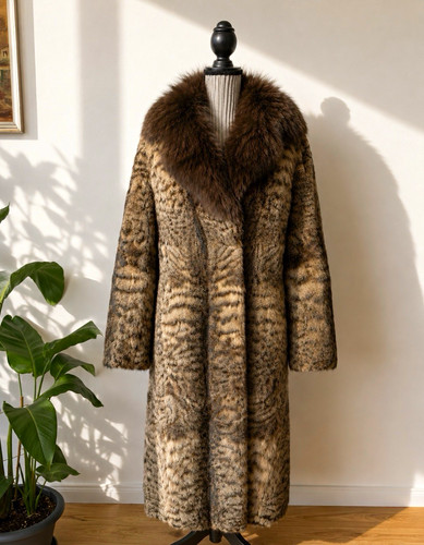 Damen vintage pelzmantel - vintage,