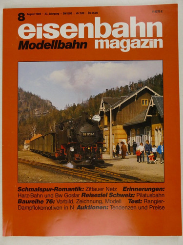 Eisenbahn magazin 1989 - 1989, august