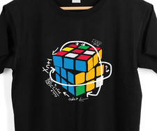 Rubik Cube T-Shirt Zauber Kult Retro Oldschool Würfel Fun Sheldon Nerd 90's 90er