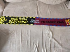 BVB Borussia Dortmund FC Barcelona CL Schal 19/20 sehr guter Zustand