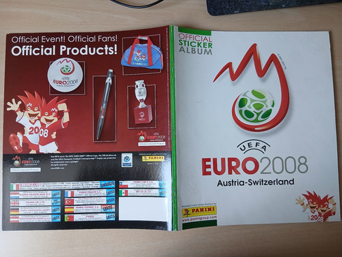Panini 2008 fast leeralbum - panini, em
