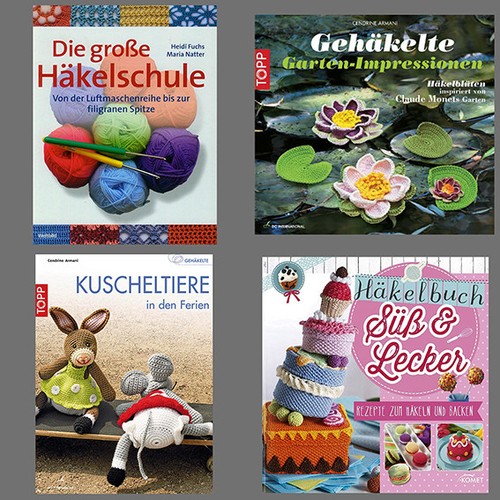 Häkelbücher konvolut 8 - häkelbücher,