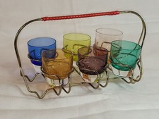 6  Schnapsgläser bunt in