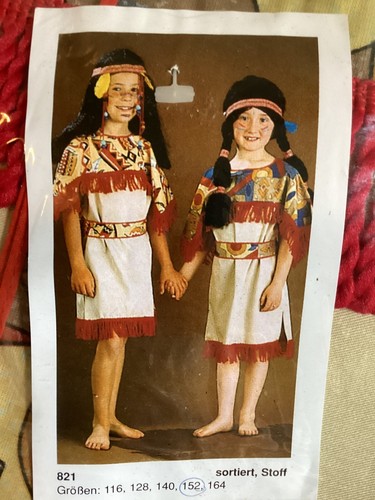 Indianerin kostüm kinder - indianerin,