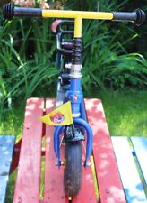 Großer Roller Blau Gelb mit Fahne, Bremse und Ständer von Puky