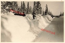 Deutsche Soldaten an Eismeerstrasse Lappland Finnland