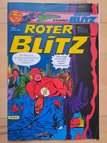 Superman präsentiert roter - superman,