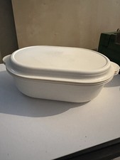 Tupperware  Küchenchef Sieb Servierer 2,5 l Oval 3 tlg. cremeweiß ?neuwertig?