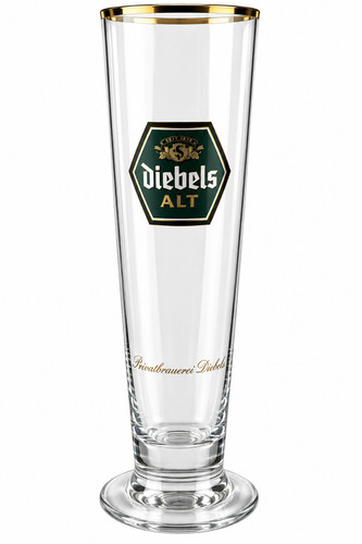 Diebels alt bierglas glas pils - diebels,
