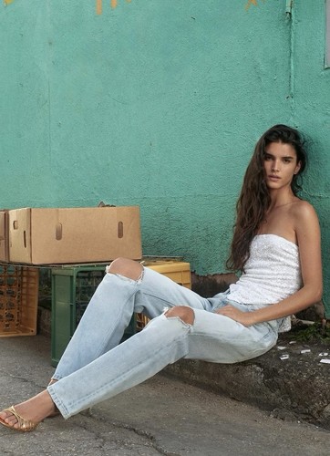Zara jeans gerades bein mit - jeans,