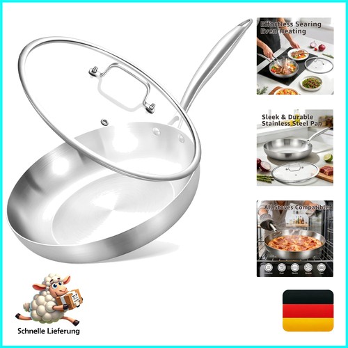 Edelstahlbratpfanne 26cm