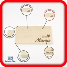 Holzbrett mit gravur - holzbrett, buche