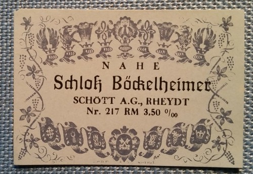 Altes kleines flaschenetikett - kleines,