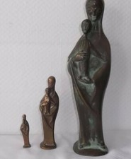 NP ca 765€ Bronze Christoph Fischbach, Madonna vollplastisch, 35cm ca 3kg