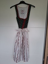 Dirndl Edelheiss Grün Rot Gr. 36