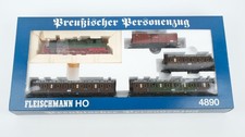 Fleischmann H0 4890 Zug-Set Preußischer Personenzug mit Dampflok BR T18 8957 KPE