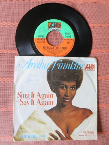 Single aretha franklin - 7“,