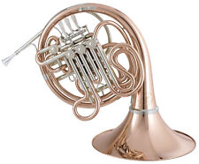 Cerveny CHR 781D Bb F Doppel Horn Waldhorn Schallbecher Abschraubbar Goldmessing